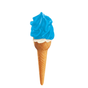 Kleuterijsje Blue Monster Dip,Soft Ice Corner,Angelo,Good Choice;1,90